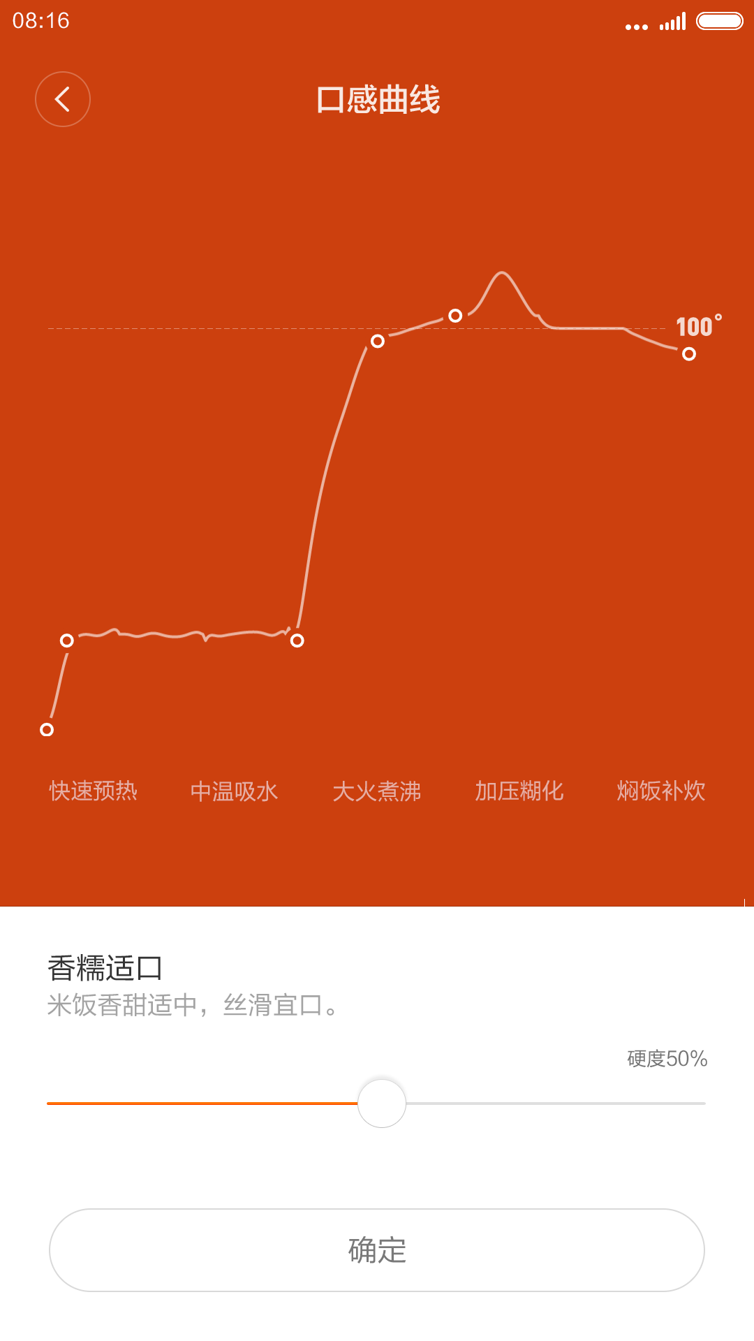 米家电饭煲选择口感自动调整烹饪时间和火力大小