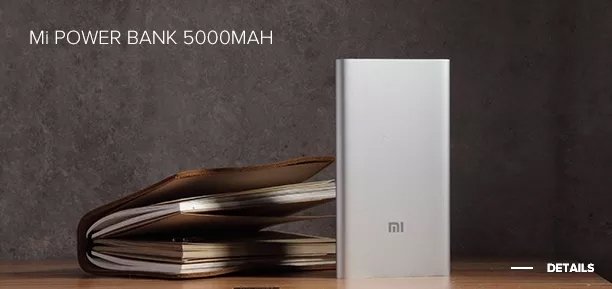 Mi Power Bank 5000 mAh Silver