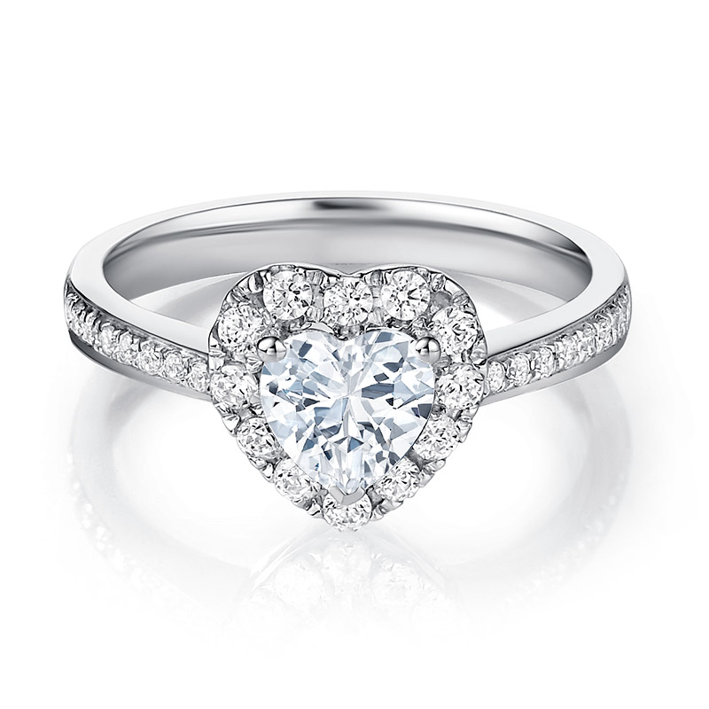 DR钻戒 My heart系列 简奢款&nbsp;30分&nbsp;H色