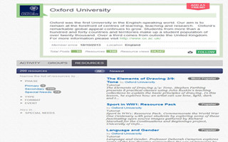 牛津大学在泰晤士教育副刊网站上上传资源