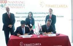 南洋理工大学就直升机制造工艺与技术同芬梅卡尼卡合作