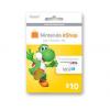 任天堂10美元美金WiiU 3DS eshop美版服充值点卡Nintendo