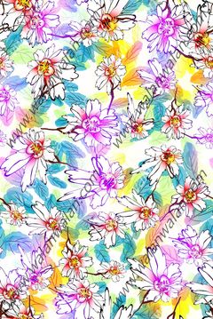 286982-多彩花卉花朵组合