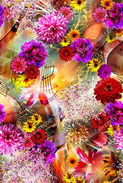 387167-琵琶花卉组合