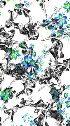 469492-抽象底纹青花瓷