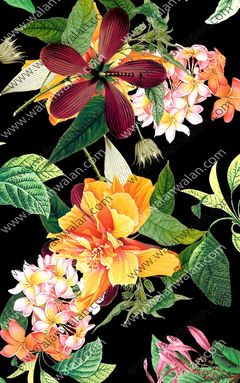 511726-手绘热带花