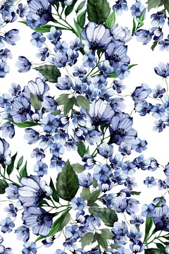 559198-大牌田园风定位樱花小碎花1-1