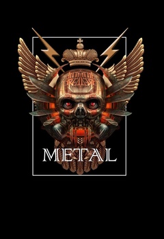 585803-男装炫酷立体3D金属