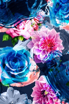 715779-创意喷墨花卉10028