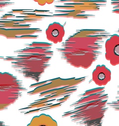 716207-1610028a 沙发布卡通抽象花卉