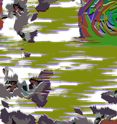 716211-1610030a 沙发布条纹抽象花卉