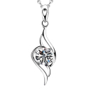 TORIGHT S925银项链 女吊坠锁骨链银饰品