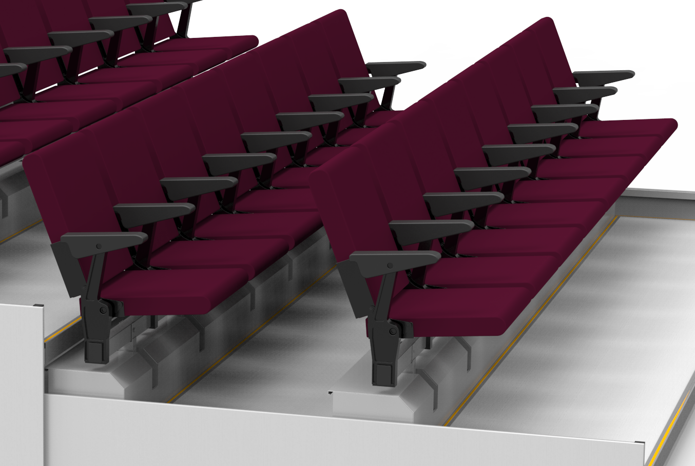 活动看台一层双排