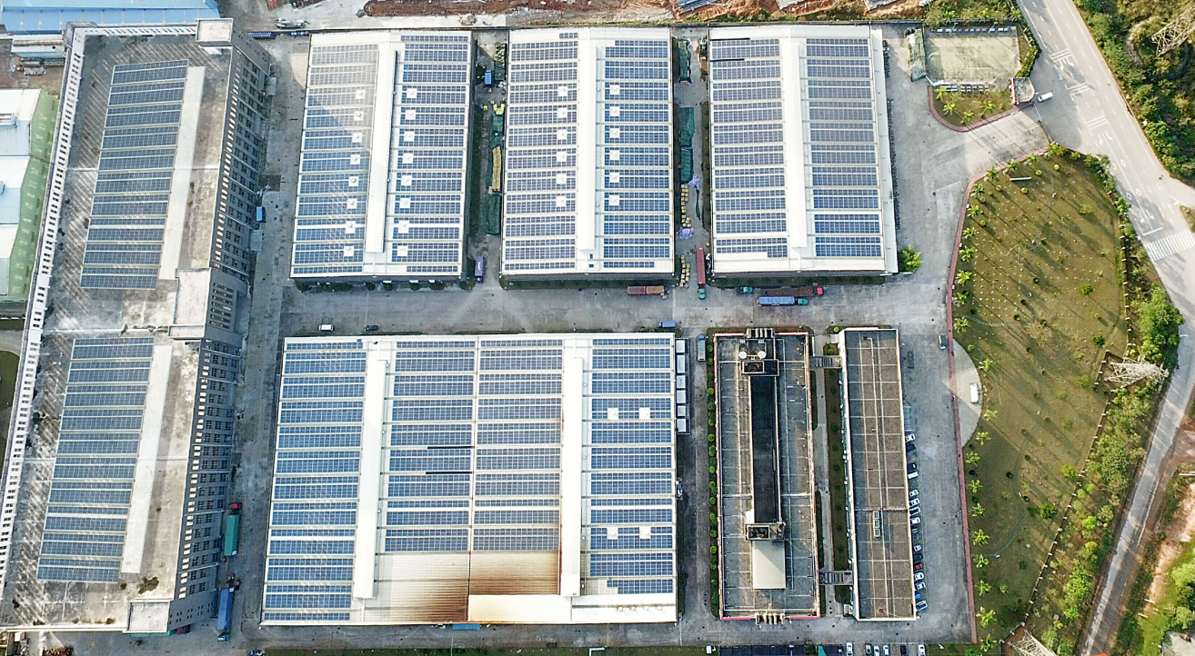 丽江椅业工厂光伏太阳能工程项目全面投入使用