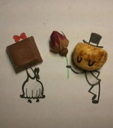 看看吃货们的创意