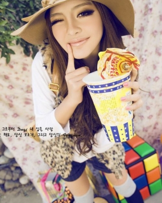 模特刘璐 非主流日系小清新图片