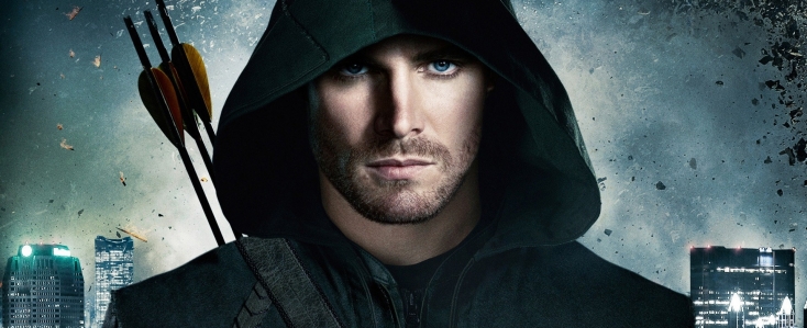 黑夜魅影~背弓箭的型男背景