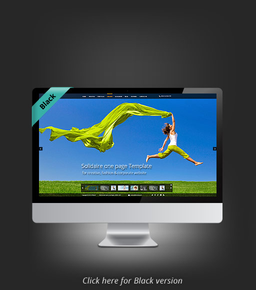 Solidaire Responsive one page Creative Template